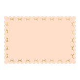 Pink Bows Paper Tablecover